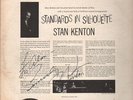 STAN KENTON Standards In Silhouette LP VINYL UK Capitol 1960 8 Track In Signed