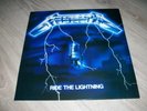 METALLICA RARE LP RIDE THE LIGHTNING EXCELLENT ETAT