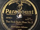 PARAMOUNT12756 ; BLIND LEMON JEFFERSON That Black Snake Moan No.2/ Tin Cup Blues