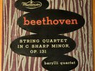 BARYLLI STRING QUARTET  Beethoven SQ 14  WESTMINSTER WL 5144 MONO RED LABEL NM-