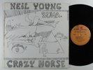 NEIL YOUNG & CRAZY HORSE Zuma REPRISE LP VG+ textured cover lyric sheet insert ^