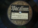 King Oliver - West End Blues / Tin Roof Blues, Vocalion 1189 E condition 78 rpm