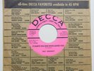 Rockabilly 45 rpm RAY DOGGETT It Hurts The One Who Loves You DECCA 30295 dj VG++