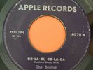 THE BEATLES Ob-la-Di Ob-la-da 1st press 1968 APPLE PURPLE LABEL PERU 45