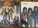 KISS Lick it Up 1983 422-814297-1 Vinyl LP + LOVE GUN 2014 pressing Records