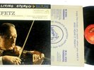 Living Stereo Sibelius Violin Concerto Jascha Heifetz Lp Shaded Dog Vg+