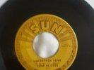 Sun Records original Slim Rhodes  no. 216 with pushmarks