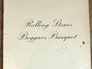Rolling Stones Beggars Banquet  1st press