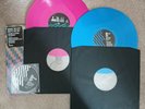 Noel Gallaghers High Flying Birds vinyl/Where the City Meets the Sky/pink & blue