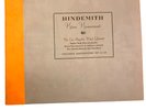 Hindemith Kleine Kammermusik Columbia Masterworks Set X-149 - RARE