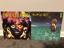 David Lee Roth Eat 'Em And Smile AND Crazy From The Heat Vinyl LP