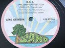 KING CRIMSON - USA - 1975 UK 1ST PRESS VINYL LP ISLAND PINK RIM ILPS 9316 NM/EX