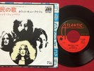 LED ZEPPELIN   RARE JAPAN 45 PS   IMMIGRANT SONG / HEY HEY WHAT CAN I DO (1976)