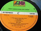AC / DC DIRTY DEEDS DONE DIRT CHEAP 1976 UK LP 1st A1/B1 NEAR MINT AUDIO  HEAR