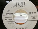 DOOWOP METROS JUST 1502 ALL OF MY LIFE/LOOKIN' DJ COPY