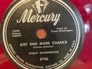 Dinah Washington Rare Red Vinyl Baby Did You Hear 78 RPM 10” ‘51 Mercury 5736 VG