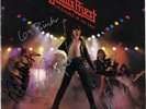 JUDAS PRIEST Unleashed in the East VINYL, Rob Halford Les Binks Autograph SIGNED