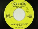 Doo-Wop/R&B 45 - Aqua-Nites - Lover Don't You Weep/Carioca - Astra - mp3