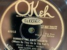 Okeh 40913 Sam Lanin Famous Players SUMMERTIME SWEETHEARTS  78rpm 1927  jazz N-