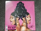 Cardi B Megan Thee Stallion Wap Limited Pink Edition Signed Vinyl LP