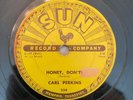 Memphis Rockabilly 78 Carl Perkins - Blue Suede Shoes/Honey Don't SUN 234