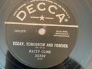 Country 78 Patsy Cline - Today Tomorrow & Forever/Try Again DECCA