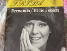 Frida ABBA Rare Norway 7” Vinyl Single Fernando/Et Liv I Solen Near Mint