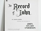 JOHN STUART ANDERSON Record Of John PRIVATE UK XIAN LP '73 Alan Branscombe
