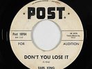 R&B Soul 45 - Earl King - Don't You Lose It - Post - mp3