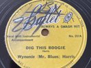 78 R&B WYNONIE HARRIS-Bullet 251 DIG THIS BOOGIE-Lightnin' Struck The Poor House