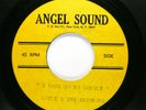 RANDY & RAINBOWS Doo Wop ACETATE 45rpm Angel Face b/w I Want To Be Lonely HEAR