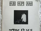 Subhumans - Time Flies..But Aeroplanes Crash  vinyl Bluurg fish 5 +inner NM 1983