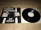 LP CANAL TERROR Zu Spät Alte Auflage Vinyl First Press Sehr Selten