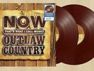NOW That's What I Call Music   OUTLAW COUNTRY 2 LP  Maroon Vinyl New Sealed