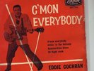 EDDIE COCHRAN C'MON EVERYBODY 1958 LONDON ROUND CENTER EP RARE