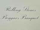 Vtg 1968 ROLLING STONES Blue Label BEGGARS BANQUET Vinyl 1ST PRESS Lp NEAR MINT