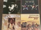 Waylon Jennings, Willie Nelson, Hank Williams JR Vintage Vinyl Records WW II +++
