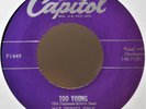 Nat King Cole Too Young Original EX 1950's 45 7