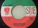 Jackie Brensten Trouble Up The Road 45 ROCKABILLY ORIGINAL VG R&B IKE TURNER