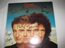 Vinyl LP Queen The Miracle Cover signed, Autograph, Signatur by all 4