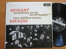 SXL 6225 ED1 Mozart Symphony no. 40 & 41 Giulini EXCELLENT Decca 1st WBG 1G 1G