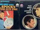 LEONARD NIMOY MR. SPOCK'S MUSIC; TWO SIDES OF LEONARD NIMOY Signed LP Vinyl 1967