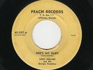 STARDAY Custom GA. Rockabilly LEON HOLMES She's My Baby PEACH 597 VG- HEAR NOW