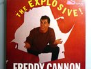 FREDDIE CANNON EXPLOSIVE RARE ORIGINAL '60 SWAN WHITE LABEL 1A MONO LP BEAUTIFUL