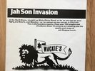 Jah Son Invasion LP Wackies RE VG+ 2384 Rare