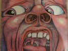 1st Ed King Crimson In the court of the crimson king with newspaper article 