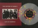 SISTERS OF MERCY Rare Live In Norway Clear & Pink/Yellow Splatter Vinyl