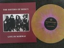SISTERS OF MERCY Rare Live In Norway Golden Pink Splatter Vinyl