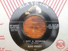 ROCKABILLY 45 ELVIS PRESLEY ON RCA M- I GOT A WOMAM/I'M COUNTING ON YOU
