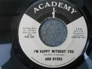 Ann Byers - I'm Happy Without You - Rare Northern Soul 45.